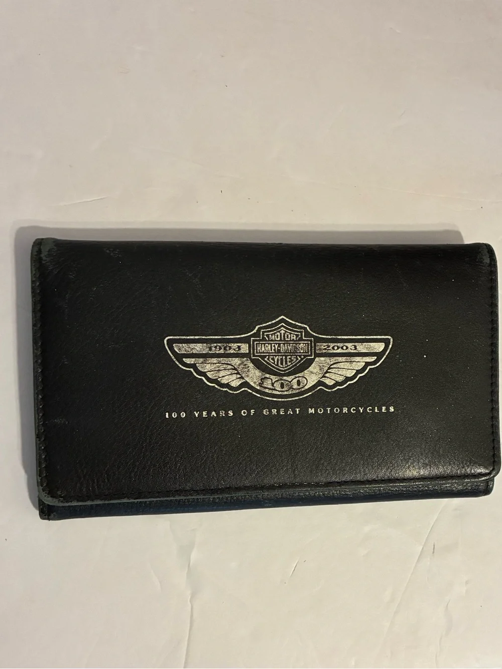 Harley-Davidson 100th Anniversary Check Book Wallet